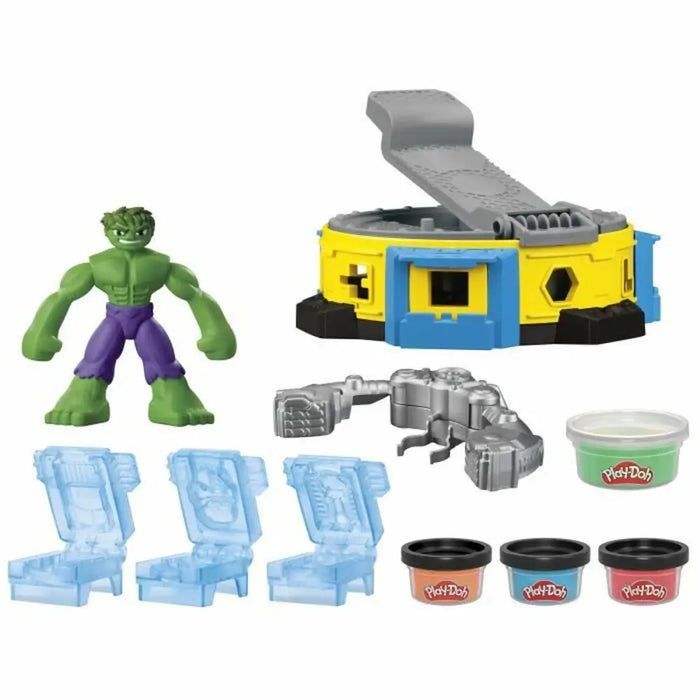 Игра от Пластелин Play-Doh Hulk Smash It All Многоцветен