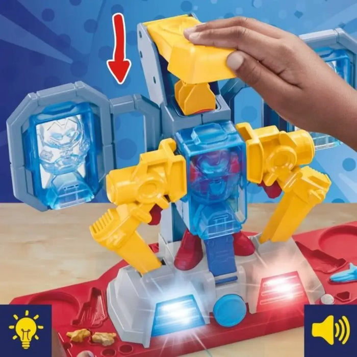 Игра от Пластелин Play-Doh Iron Man Armor Factory Жълт