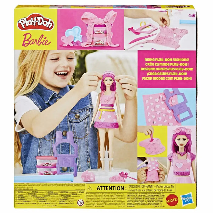 Игра от Пластелин Play-Doh Barbie Hearts & Hair Многоцветен