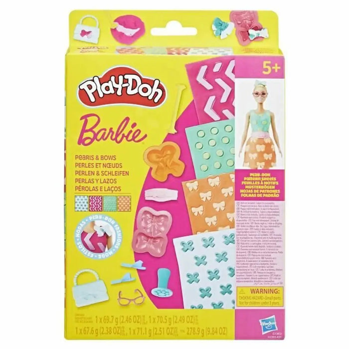 Игра от Пластелин Play-Doh BArbie Pearls & Bows Многоцветен