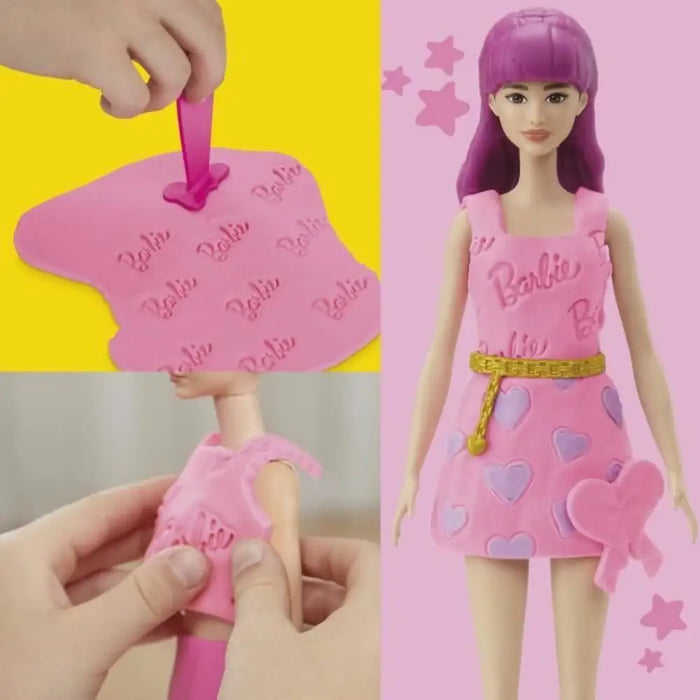 Игра от Пластелин Play-Doh Barbie Hearts & Hair Многоцветен