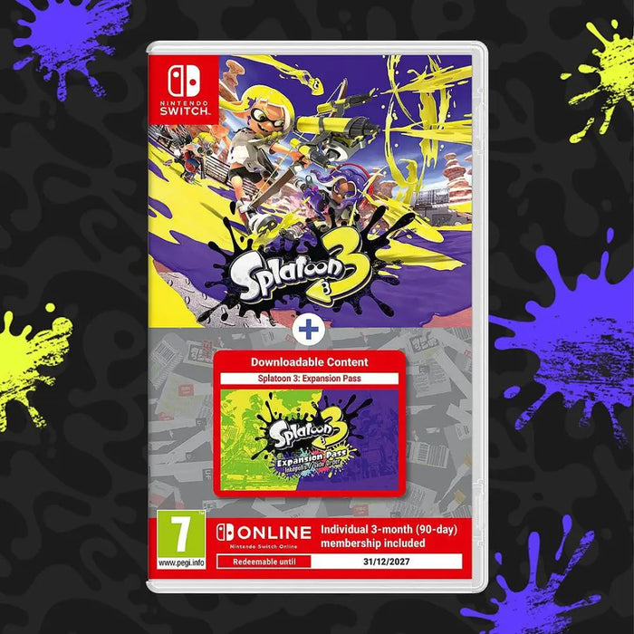 Игра Splatoon 3 + EXP PASS + 3M NSO (NSW)
