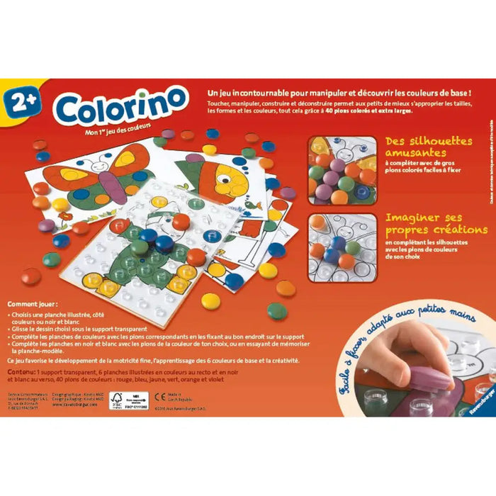 Игра Възпитание на Деца Ravensburger Colorino Многоцветен