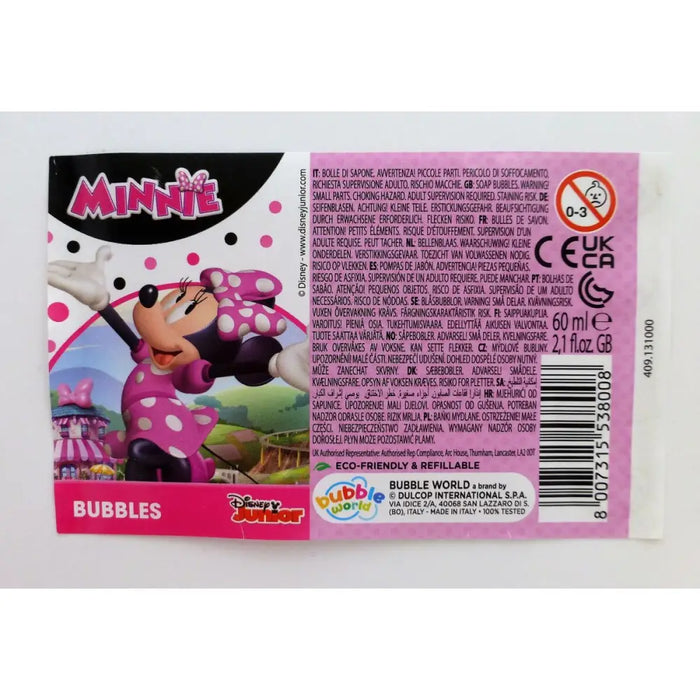 Игра за Духане на Балончета Minnie Mouse 3,8 x 11,5 x 3,8