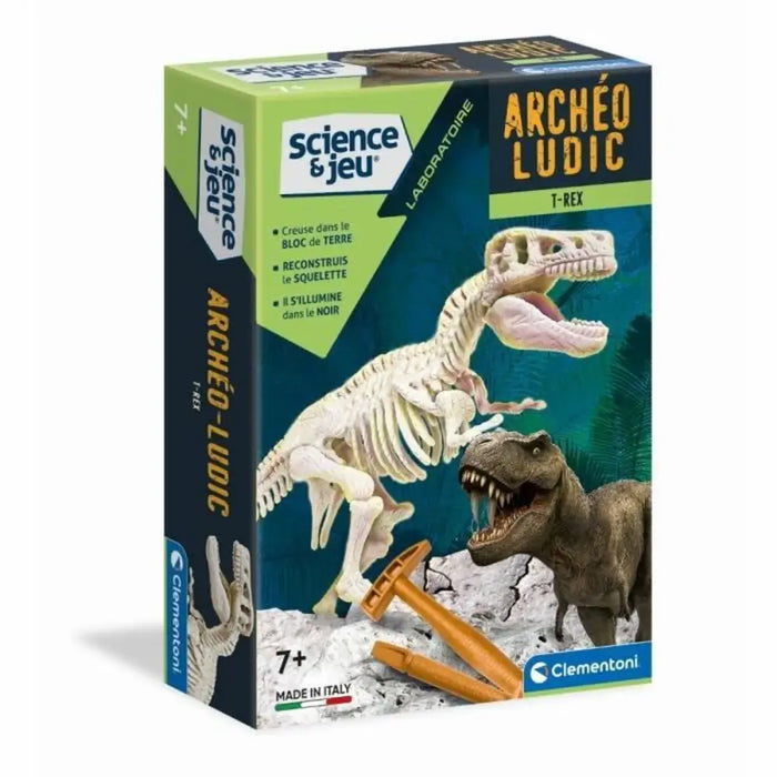 Игра за Изкоп Clementoni T-Rex fosforescente