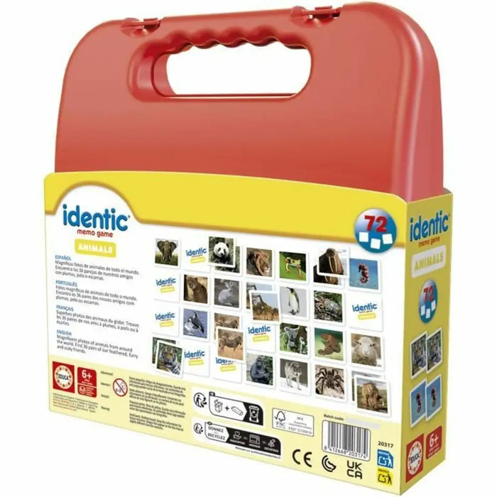 Игра за Памет Educa Identic Memo Animals