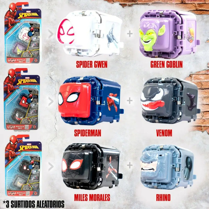 Игра за Умения Spider-Man Battle Cubes (12 броя)