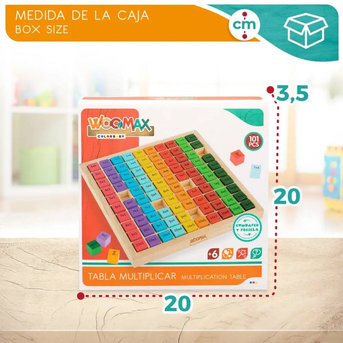 Игра за Умения Woomax 101 Части 19 x 2 x 19 cm (6 броя)