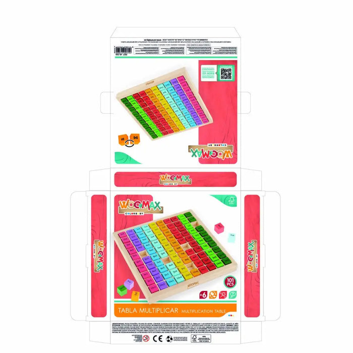 Игра за Умения Woomax 101 Части 19 x 2 x 19 cm (6 броя)
