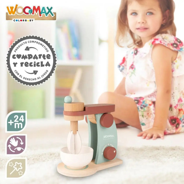играчка Блендер Woomax 10 x 18 x 17 cm (6 броя)