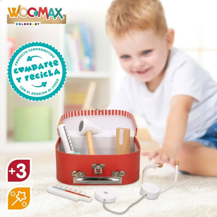 Играчка Медицинска Чанта с Аксесоари Woomax (6 броя)
