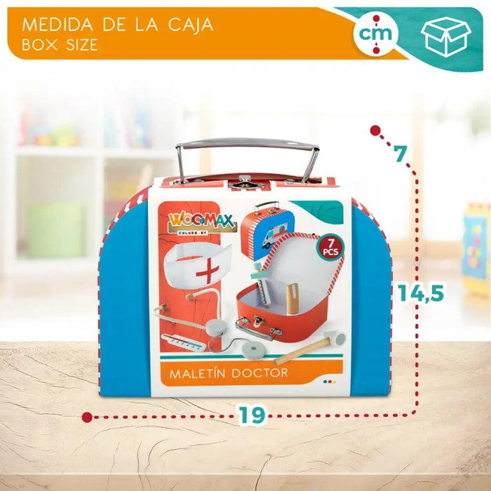 Играчка Медицинска Чанта с Аксесоари Woomax (6 броя)