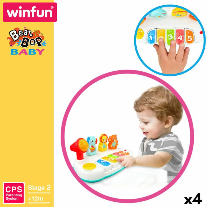 Играчка пиано Winfun 26 x 11 x 15 cm (4 броя)