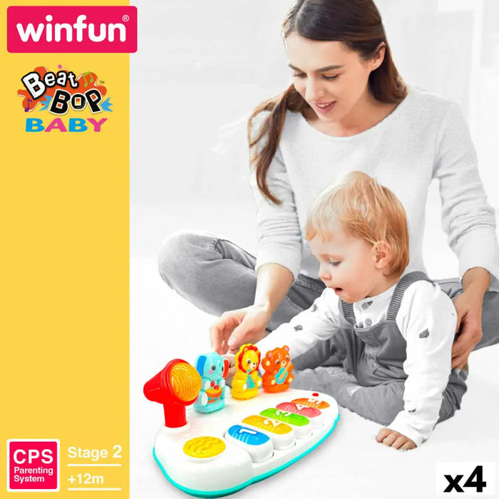 Играчка пиано Winfun 26 x 11 x 15 cm (4 броя)