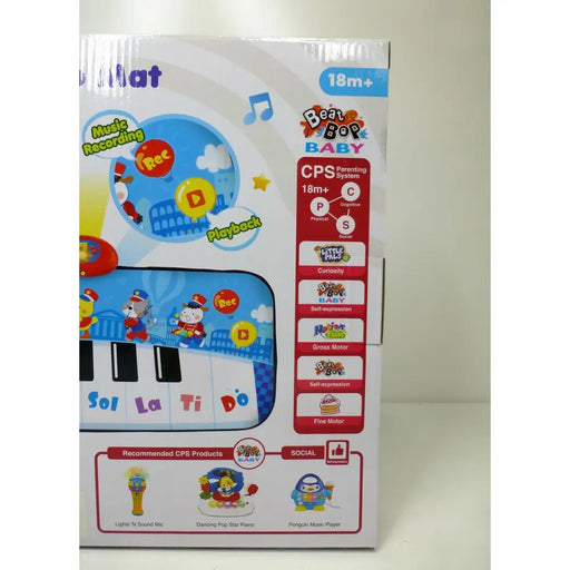 Играчка пиано Winfun 90 x 0,5 x 38 cm Син Животни (6 броя)
