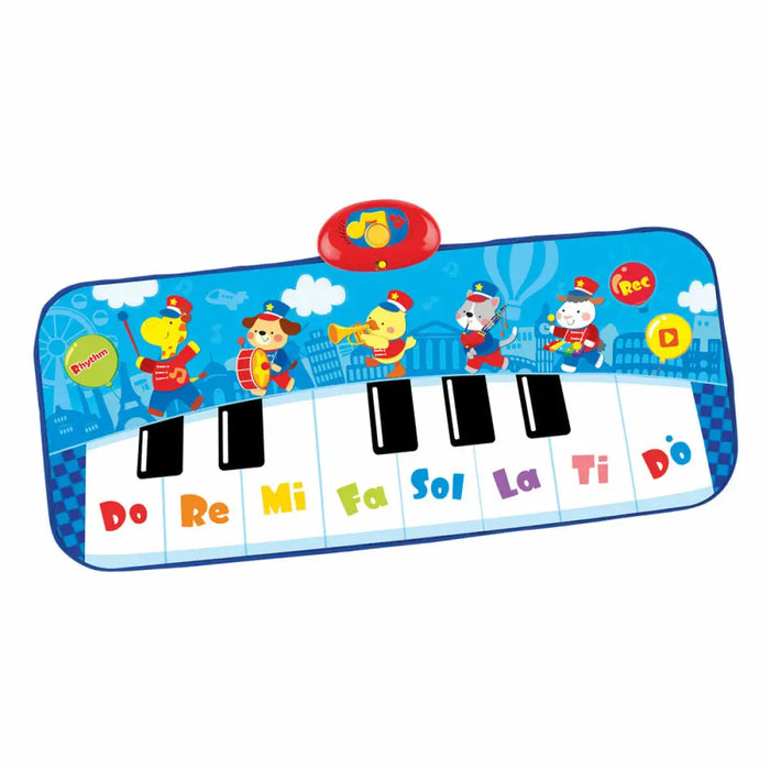 Играчка пиано Winfun 90 x 0,5 x 38 cm Син Животни (6 броя)