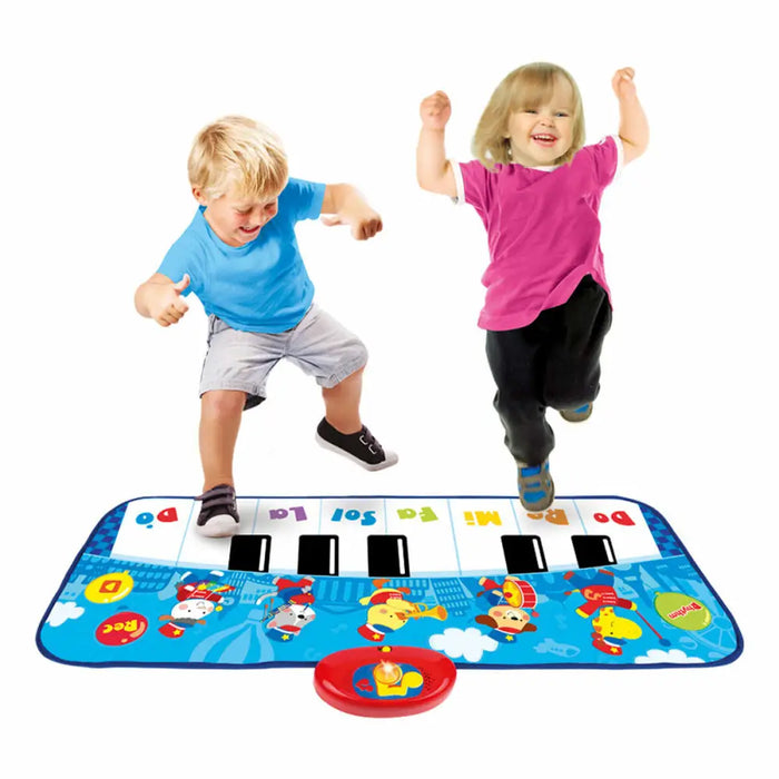 Играчка пиано Winfun 90 x 0,5 x 38 cm Син Животни (6 броя)