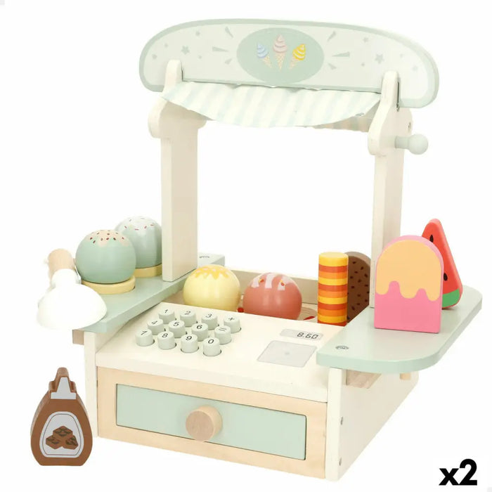 Играчка сладкарница за сладолед Woomax 11 Части (2 броя)