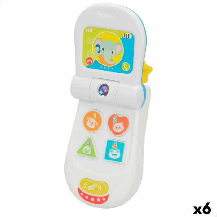 Играчка Телефон Winfun 7 x 13,5 x 4,1 cm (6 броя)