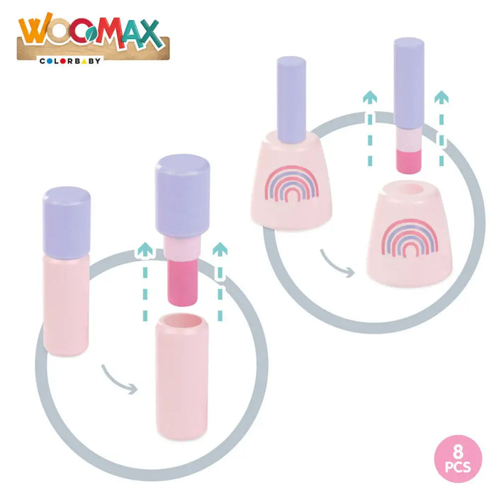 Играчка тоалетка Woomax 48 X 92 X 32 CM Бял Розов