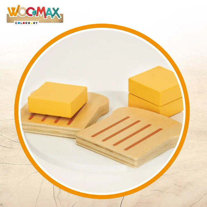 играчка Тостер Woomax 10 Части 18,5 x 12,5 x 7,5 cm (4 броя)