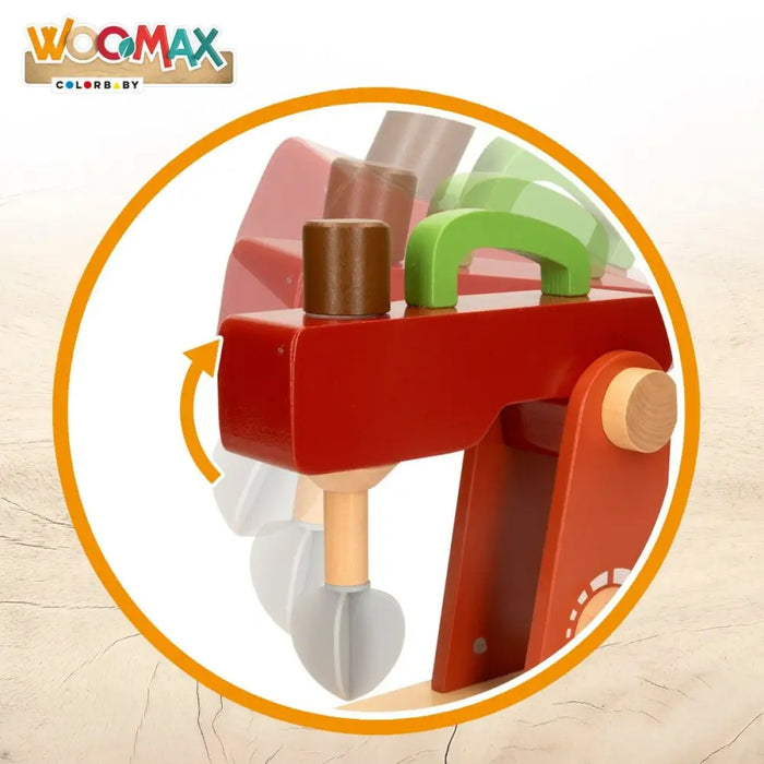 Играчка Уред Woomax 12 Части 20 x 22,5 x 8 cm (4 броя)