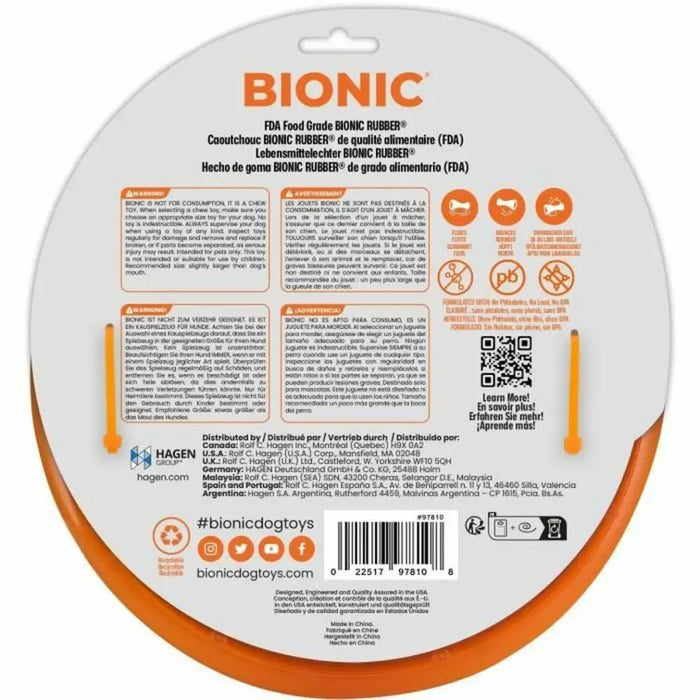 Играчка за Кучета Bionic Urban stick Оранжев Orange Един
