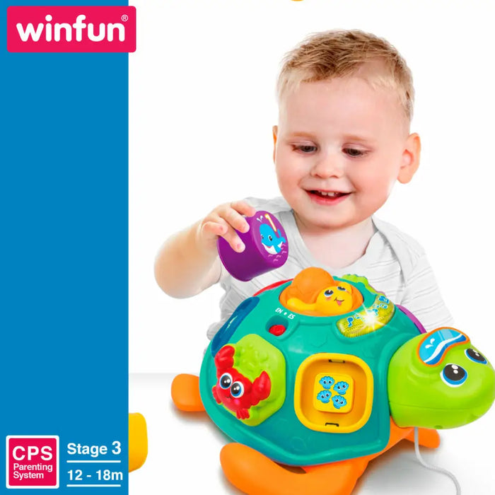 Играчка за дърпане Winfun 23 x 12 x 23 cm Костенурка