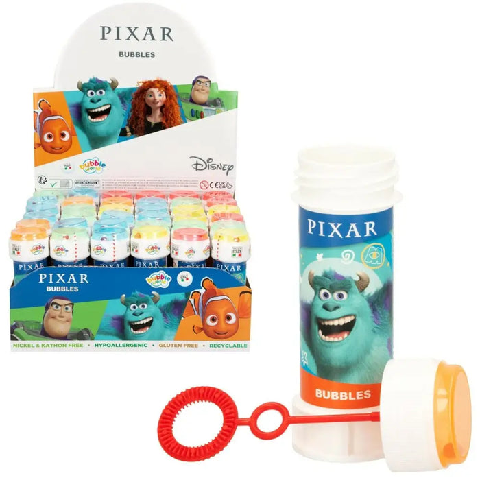 Играчка за Сапунени Мехурчета Pixar 60 ml 3,8 x 11,5 x 3,8