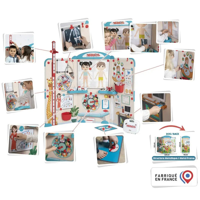 Играчка Медицинска Чанта с Аксесоари Smoby Cabinet Medical