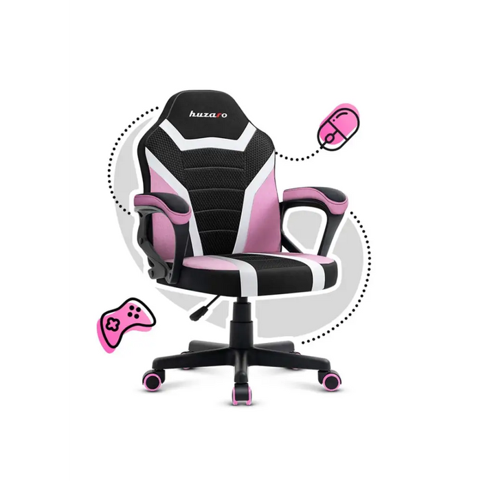 Игрален детски стол Huzaro Ranger 1.0 Pink Mesh