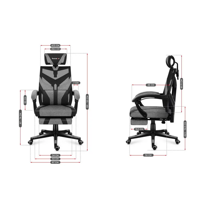 Игрален стол Huzaro Combat 5.0 Grey