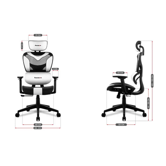 Игрален стол Huzaro Combat 8.0 Бял