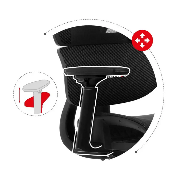 Игрален стол Huzaro Combat 8.0 Carbon