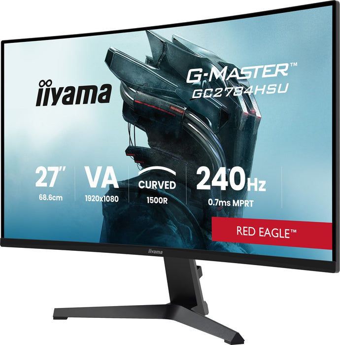 iiyama G-MASTER GC2784HSU-B1 компютърен монитор 68.6 см (27") 1920 x 1080 пиксела Full HD LCD Черен