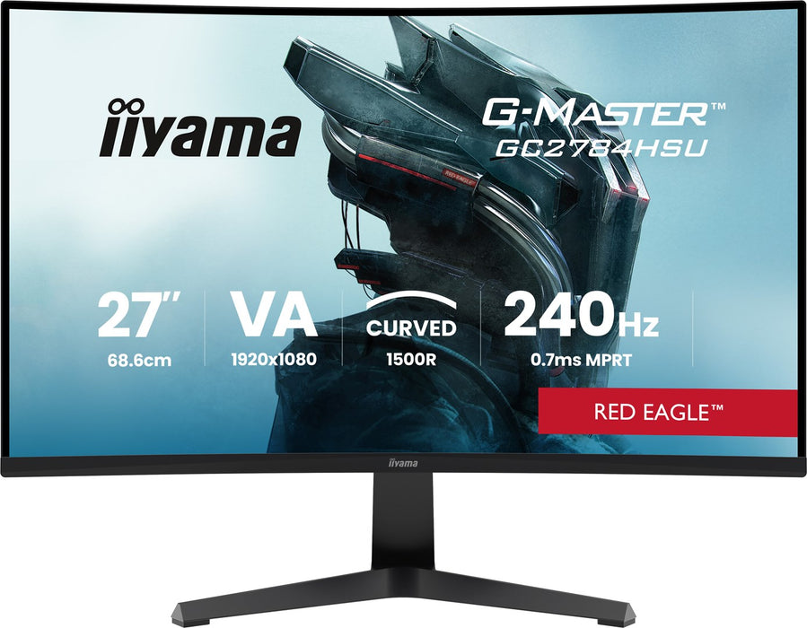 iiyama G-MASTER GC2784HSU-B1 компютърен монитор 68.6 см (27") 1920 x 1080 пиксела Full HD LCD Черен