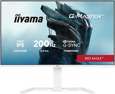iiyama G-MASTER GB2771QSU-W1 компютърен монитор 68.6 см (27") 2560 x 1440 пиксела Широкоъгълен Quad HD Бял