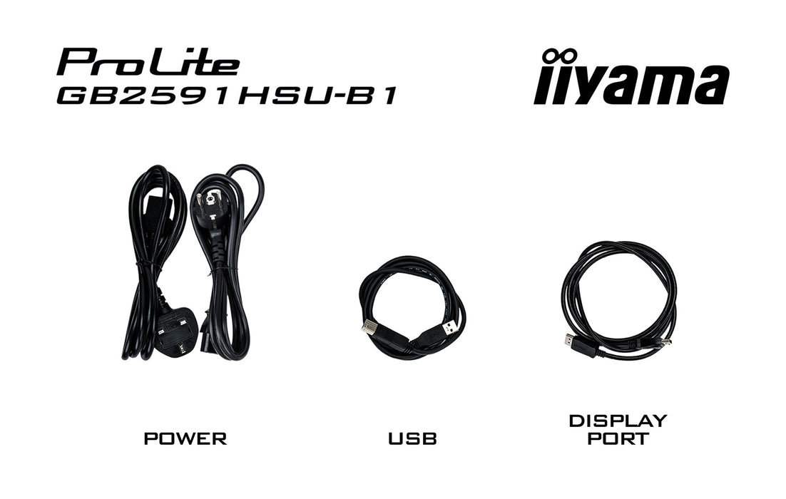 iiyama G-MASTER GB2591HSU-B1 компютърен монитор 62.2 см (24.5") 1920 x 1080 пиксела Full HD LED Черен
