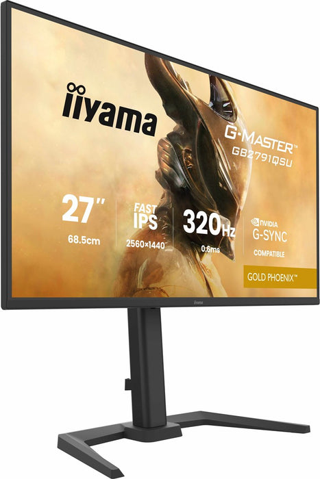 iiyama G-MASTER GB2791QSU-B1 компютърен монитор 68.6 см (27") 2560 x 1440 пиксела широкоъгълен Quad HD Черен