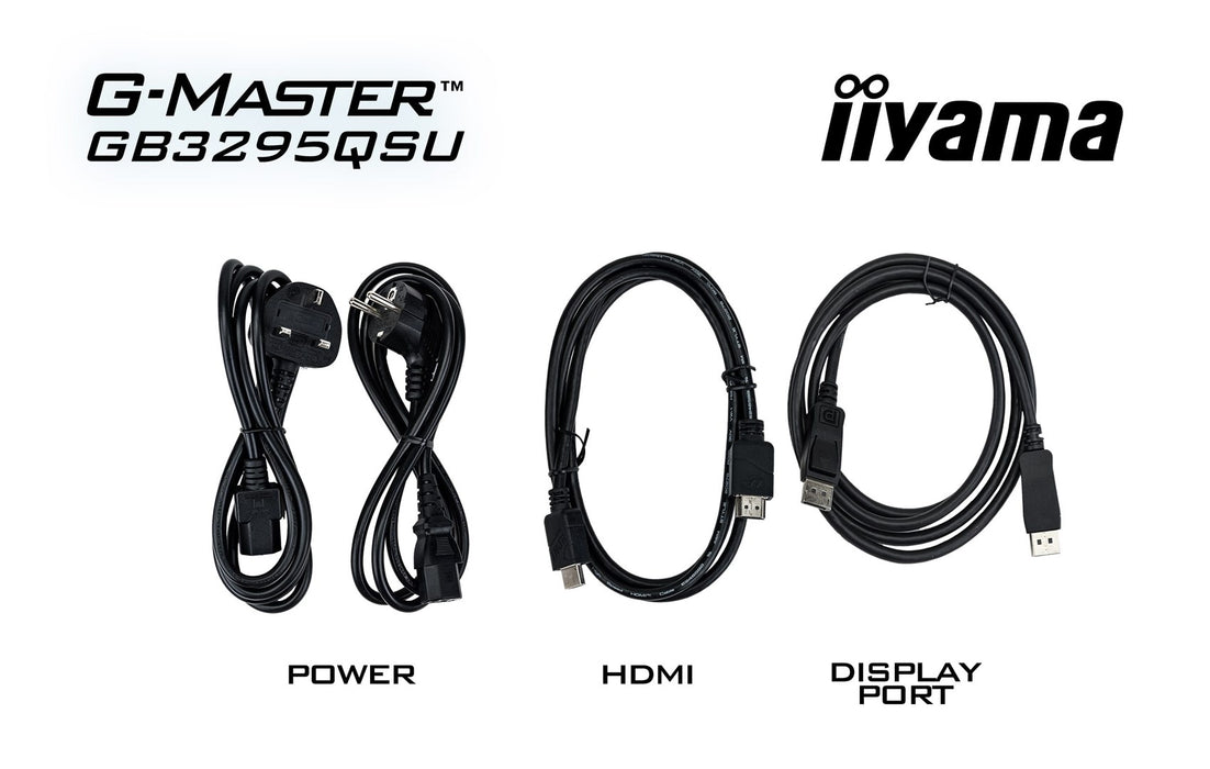 iiyama G-MASTER GB3295QSU-B1 компютърен монитор 80 см (31.5") 2560 x 1440 пиксела Quad HD LED Черен