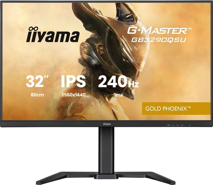 iiyama G-MASTER GB3290QSU-B1 компютърен монитор 80 см (31.5") 2560 x 1440 пиксела Quad HD LED Черен