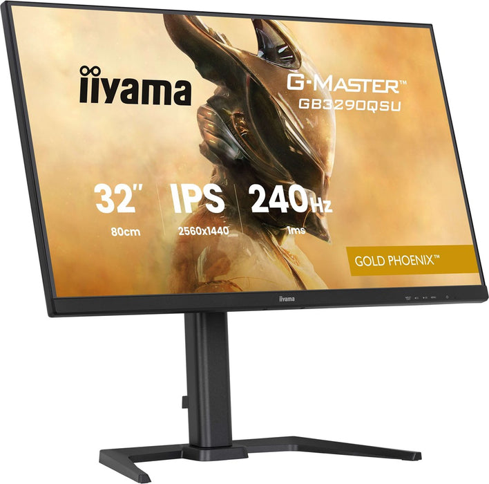 iiyama G-MASTER GB3290QSU-B1 компютърен монитор 80 см (31.5") 2560 x 1440 пиксела Quad HD LED Черен