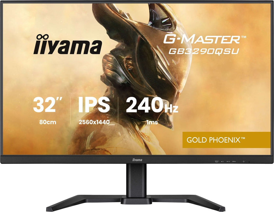 iiyama G-MASTER GB3290QSU-B1 компютърен монитор 80 см (31.5") 2560 x 1440 пиксела Quad HD LED Черен