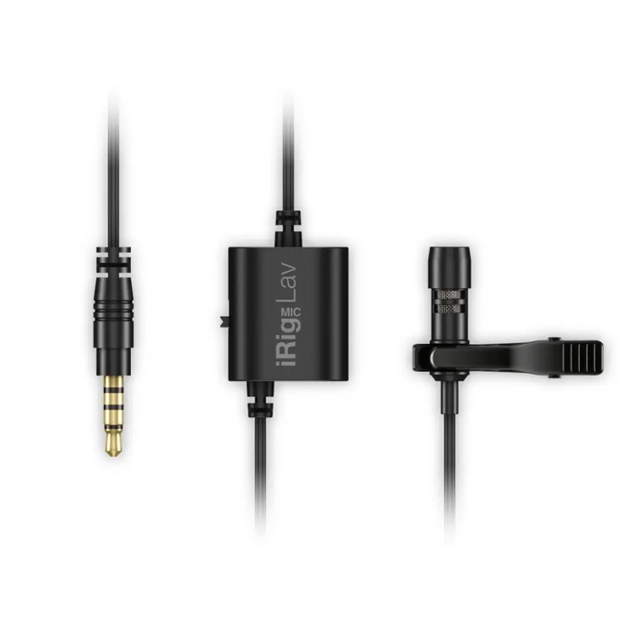 IK Multimedia iRig Mic Lav Черен микрофон с щипка