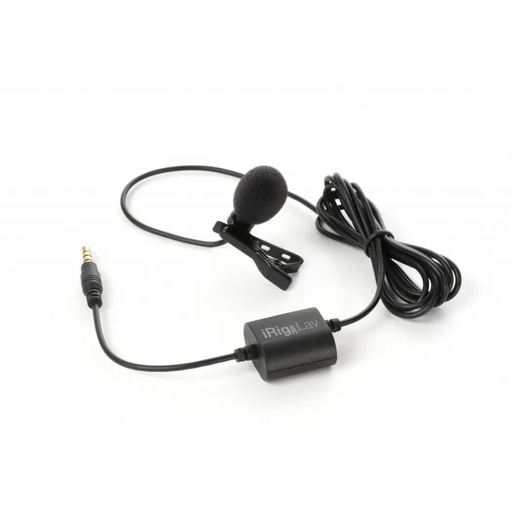 IK Multimedia iRig Mic Lav Черен микрофон с щипка