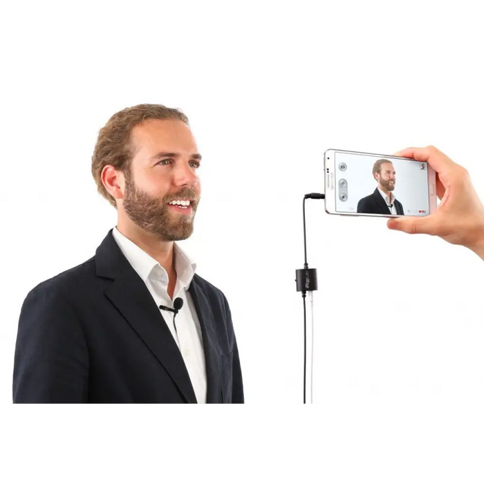 IK Multimedia iRig Mic Lav Черен микрофон с щипка