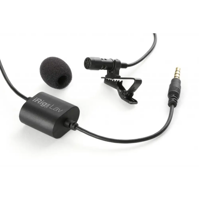 IK Multimedia iRig Mic Lav Черен микрофон с щипка
