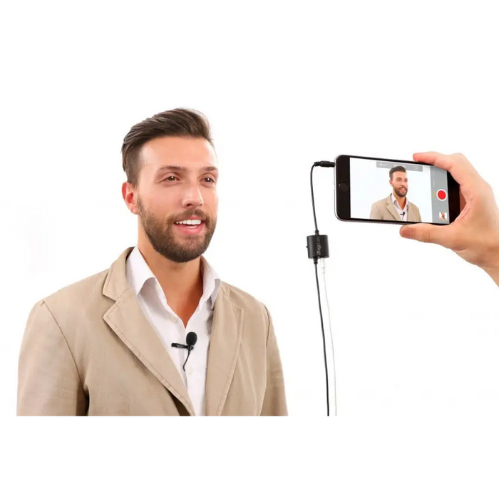 IK Multimedia iRig Mic Lav Черен микрофон с щипка