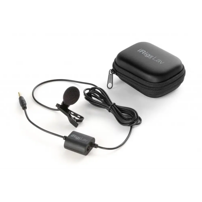 IK Multimedia iRig Mic Lav Черен микрофон с щипка
