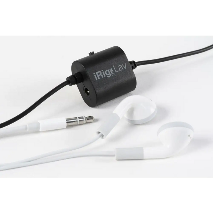 IK Multimedia iRig Mic Lav Черен микрофон с щипка